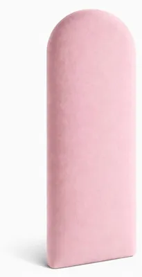 Produktbild von Polsterpaneel - Wandkissen 70x25cm - Wandpolster - Bettkopfteil - Wandpaneel 3D Hellrosa
