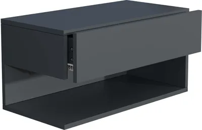 Produktbild von Holz Wand Hänge Nachttisch Usal XL 60cm