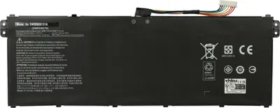 Produktbild von vhbw Akku Ersatz für Acer AP18C4K, AP18C8K, KT.00304.012, KT00304012, 3ICP5/81/68 für Notebook (4200 mAh, 11,4 V, Li-Polymer)