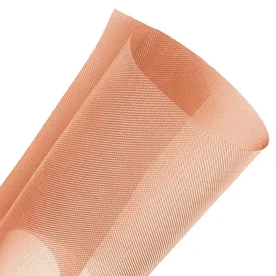 Kupferdrahtgeflecht 40 Mesh, 30 x 150 cm, reines Kupfer, gewebt
