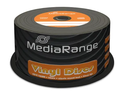 Image de MediaRange CD-R 700MB  50pcs Spindel SchallplattenOptik bk