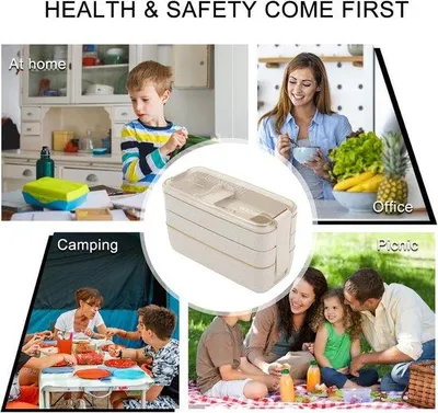 Produktbild von Lunchbox 900ml Gelaagd für Erwachsene und Kinder