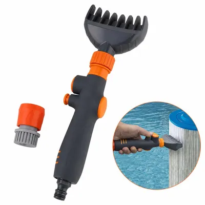 Produktbild von Hochdruck Filterreinigungsgerät Pool 15-Loch Sprühdüse Kartuschenfilter Reinigung ergonomisch Spa Whirlpool Schlauch Anschluss