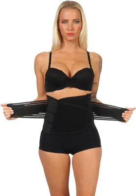Produktbild von Damen Bauchweggürtel Fitnessgürtel Schwitzgürtel Fitness Gürtel Schwarz 2XL/3XL