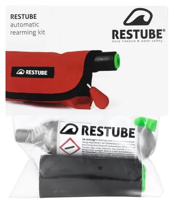 Productafbeelding van Restube Automatische Herlaadkit Zilver, 65 cm. Accessoire voor paddleboards