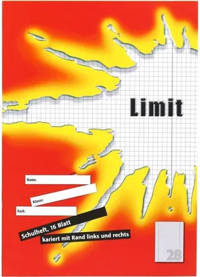 Produktbild von Limit Schulheft DIN A4 Lineatur 28 / 5 mm kariert 16 Blatt