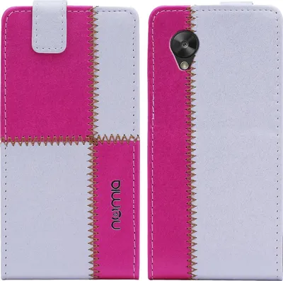 Produktbild von LG Nexus 5 numia Flipstyle Weiss-Pink