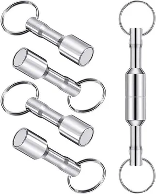 Produktbild von Magnetische Autosleutelhanger, 6er Set, Metallisch, Verw. Sleutelringen, Metaalrecycling, Hobby