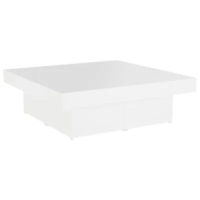 Obrázek produktu pro Konferenční stolek bílý 90 x 90 x 28 cm kompozitní dřevo