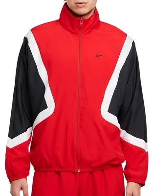 Produktbild von Nike Herren Dri-Fit Woven Icon Strtfv Basketballjacke, Red/Black/White, L