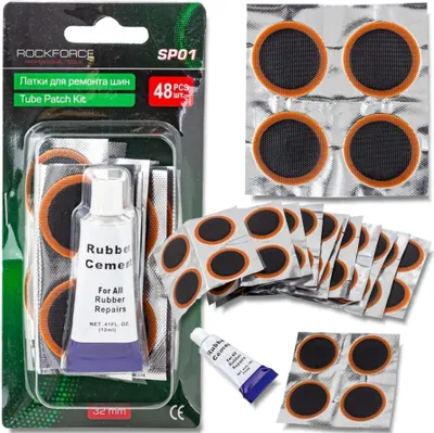Produktbild von ROCKFORCE Reifenflick-Set, 48-teilig