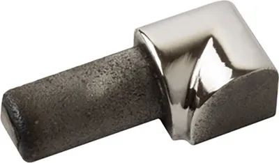 Produktbild von Viertelkreis Edelstahlschiene Profil Fliesenschiene Edelstahl V2A L250cm 8mm Inneneck glänzend