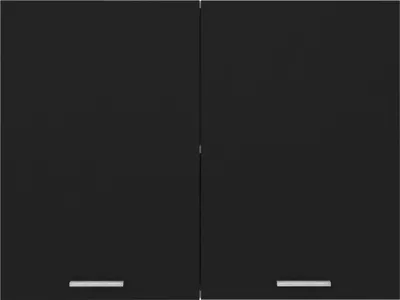 Produktbild von vidaXL Hängeschrank Schwarz 80x31x60 cm Holzwerkstoff