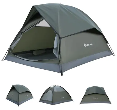 Produktbild von Campingzelt Kuppelzelt Igluzelt - 2 Personen - Wasserdicht - 210 x 180 x 130 cm - Leicht und kompakt - Für Camping und Trekking