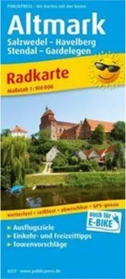 Immagine prodotto di Altmark. Salzwedel - Havelberg - Stendal - Gardelegen. Scala: 1:100.000