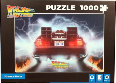 Obrázok produktu pre Puzzle 1000el SD Toys - DeLorean z Powrotu do Przeszłości "Out of Time"