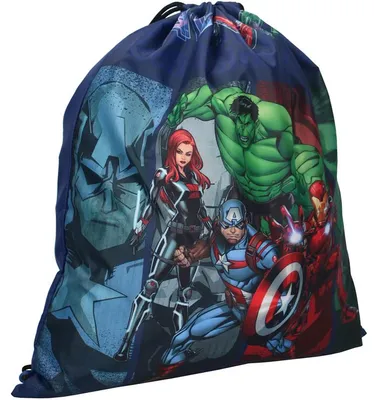 Productafbeelding van Avengers Gymtas Blauw 44x37 cm