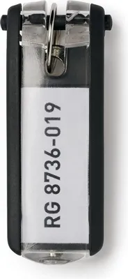 Produktbild von DURABLE Schlüsselanhänger KEY CLIP 6 St., schwarz 195701