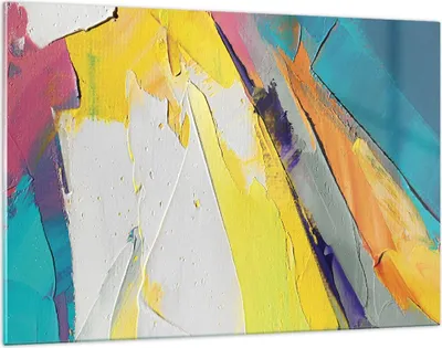 Produktbild von Bilder auf glas - Einteilig - Deadlock Farben dreidimensional - 120x80cm - Glasbilder - Wandbilder - Bilder - Wanddekoration aus Glas - Glas Bilder - Wandbild auf Glas - GAA120x80-4871