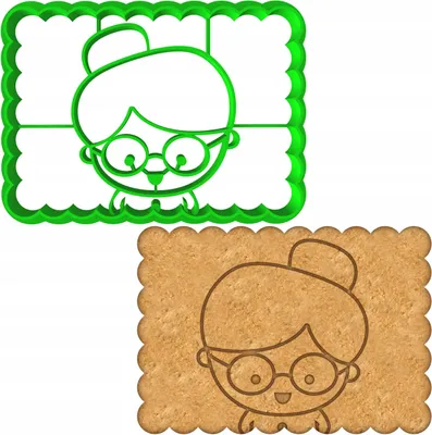 Produktbild von Cookie Monster Babcia 13 Keksstempel für Oma