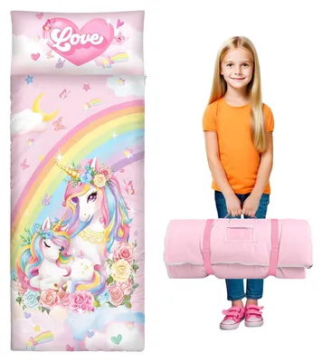 Produktbild von Weicher Kinderschlafsack mit abnehmbarem Kissen für Kleinkinder