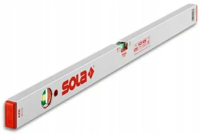 SOLA Aluminium-Wasserwaage AZB 80, 80 cm, anodisiert silber – Ansicht 2