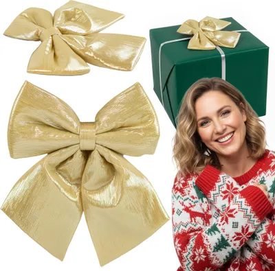 Immagine prodotto di Biglietto di Natale per Albero di Natale 24 cm Camino di Natale Decorazione oro