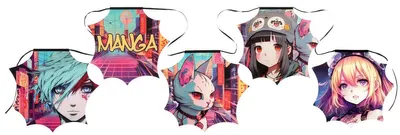 Produktbild von Manga Anime Party Wimpelkette Girlande