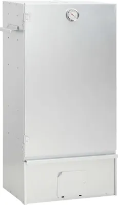 Image de vidaXL Fumoir avec copeaux de bois 44,5x29x83 cm Acier galvanisé