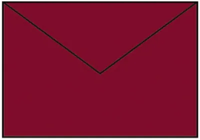 Produktbild von Rössler Papier 220711572 Coloretti Briefumschläge - C5, 5 Stück, rosso
