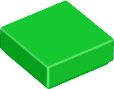 Obrázok produktu pre 50 kusov LEGO, diel c. 3070 vo svetlozelenej farbe