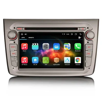 Zdjęcie produktu dla Erisin ES8830M Radio samochodowe Alfa Romeo MiTo z systemem Android 14, 4 GB + 64 GB, ekran 7 cali, CarPlay, Android Auto, GPS, DSP, Bluetooth, DVD