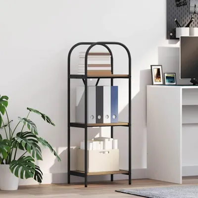 Image de Maison Exclusive - Étagère bibliothèque, 3 niveaux, 40 x 30 x 109 cm, en panneaux de particules