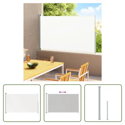 Image de The Living Store Store latéral extensible 180x300 cm Crème