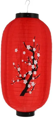 Produktbild von Papierlaternen – Japanische Hängeleuchten – Kirschblüten-Design – Dekoration für Hochzeiten – Partyartikel – Elegante Atmosphäre – Dekorative Laterne