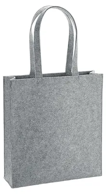 Image de Bagbase - Sac de transport, feutre PC6172 (taille unique) (Gris chiné)