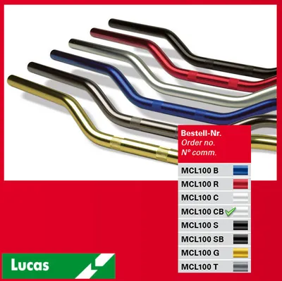 Zdjęcie produktu dla Kierownica Moto Śr 22 Mm Aluminiowa Srebrna Piaskowana