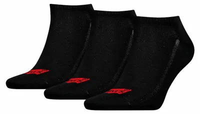 Produktbild von Niedrige Socken mit Logo - recycelte Baumwolle – Schwarz – 43-46