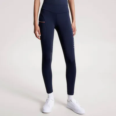 Produktbild von Tommy Hilfiger Equestrian Reitleggings Damen Full- Grip Elmira All-Year Leggings Desert Sky S