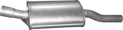 Produktbild von POLMO 03.123 Mittelschalldämpfer Schalldämpfer für BMW 3 Limousine (E46) 3 Touring (E46) 3 Coupe (E46)