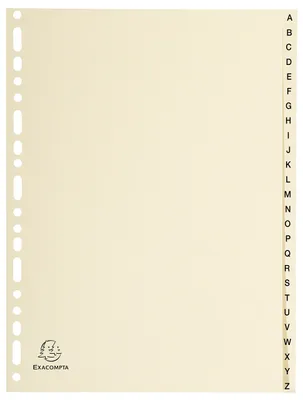 Immagine prodotto di EXACOMPTA Karton-Register, A-Z, A4, 26-teilig