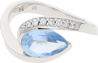 Produktbild von JuwelmaLux Ring 925/000 Sterling Silber mit synth Zirkonia JL30-07-2503 57