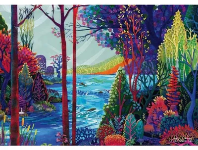 Obrázok produktu pre Puzzle Ravensburger Indigovwald, 1000 dielov