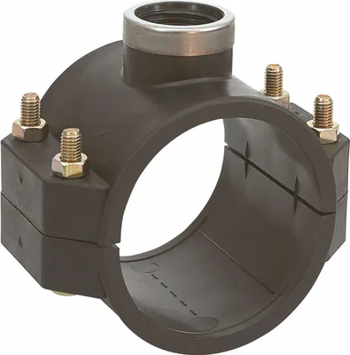 Produktbild von Gebo-Plast Anbohrschelle mit IG Ø 63 mm x 1 1/4 Zoll - DN 50