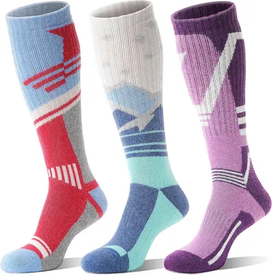 Produktbild von Merinowollsocken – 3 Paar – Skisocken – Warme, dicke Thermosocken – Für Damen und Herren