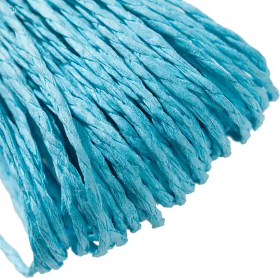 Produktbild von 30m Papierschnur Papierkordel Bastelschnur Papierschnur gedreht, Farbwahl, Farbe:hellblau