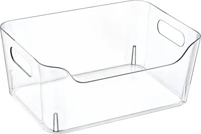 Produktbild von Rechteckiger Kühlschrank Organizer transparent 23x16x9,5 cm