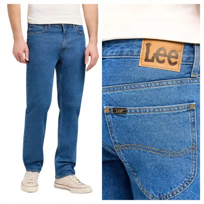 Produktbild von Lee | West Herren-Jeans, Regular Fit, gerader Schnitt, Blau, W33 L34