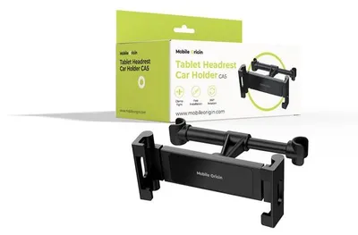 Image de Support voiture pour appuie-tête pour tablette / téléphone, Mobile Origin MO5, noir