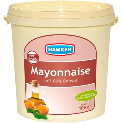 Produktbild von Hamker Mayonnaise 80 Prozent cremig mild im Grossgebinde 10kg